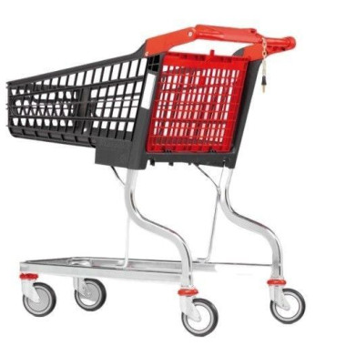 Supermärkte und Lager.-Supermarktwagen PVC 90Liters 2