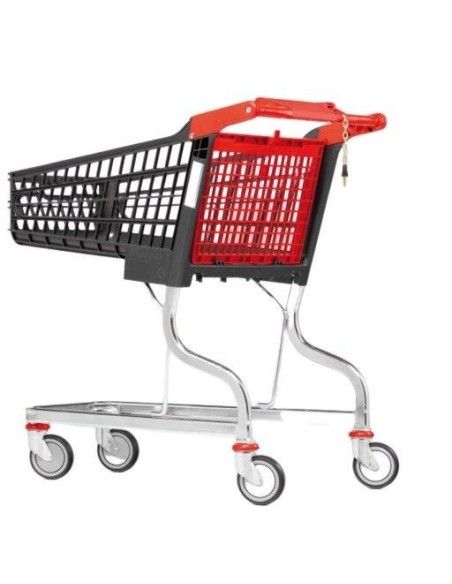 Supermercati e magazzini.-Carrello del supermercato PVC 90 litri