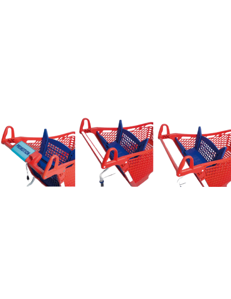 Supermärkte und Lager.-Supermarktwagen PVC 90Liters