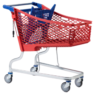 Supermercati e magazzini.-Carrello del supermercato PVC 150 litri