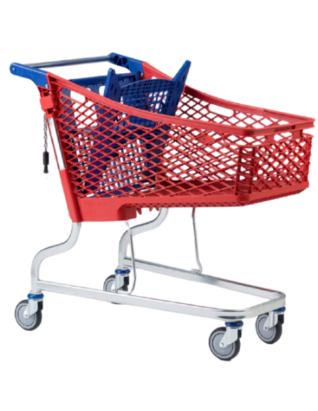Supermercados y almacenes--Carro Supermercado PVC 150Litros