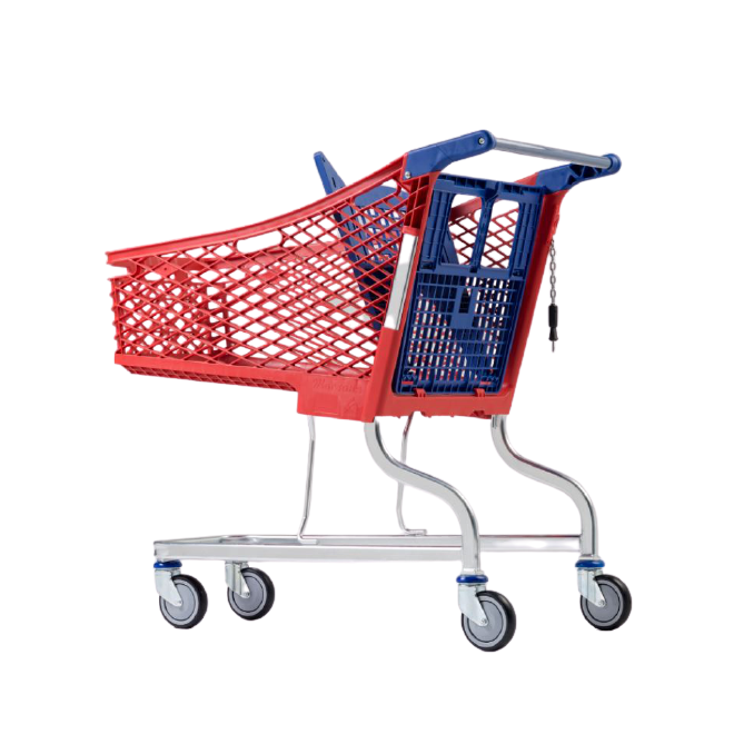 Supermärkte und Lager.-Supermarktwagen PVC 150Liters