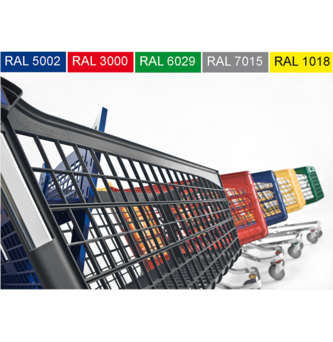 Supermarkets and warehouses..-Supermarket and Warehouse trolley PVC 160Litres