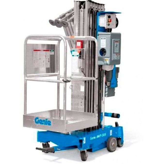 Plataformas unipersonales--Plataforma Elevadora 12,29m-136kg
