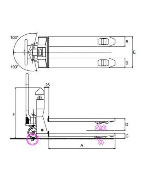 Wiegehubwagen--Wiegender Hubwagen ATEX