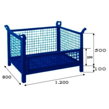 Recipientes e Cestos-Ceston Malla 1200X800 ABAT 2
