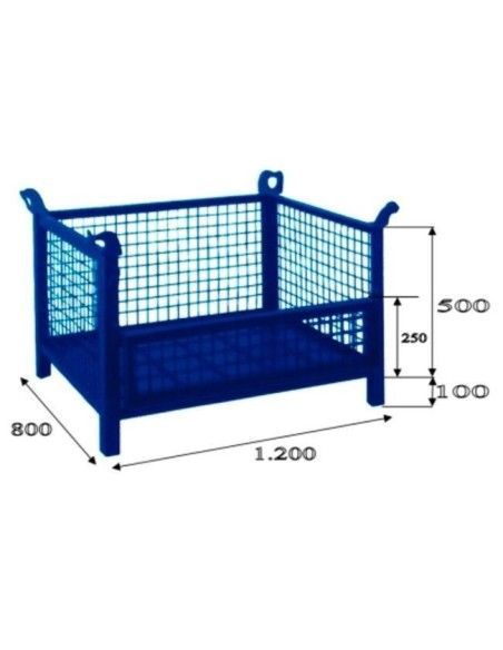 Recipientes e Cestos-Ceston Malla 1200X800 ABAT