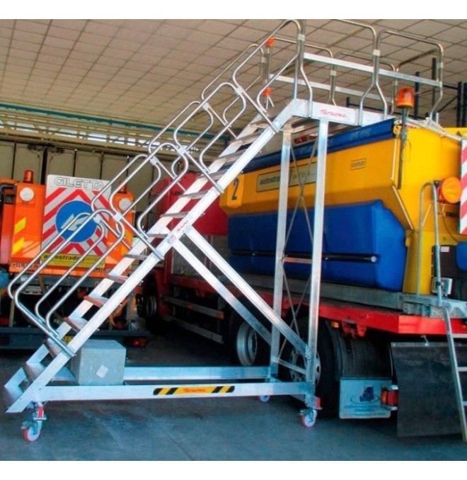 Scale--Scala alluminio con Piattaforma e Volo