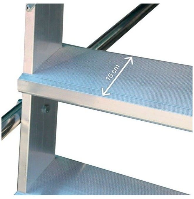 Treppe--Leiter mit Plattform für Arbeit und Erhöhung Lastplan