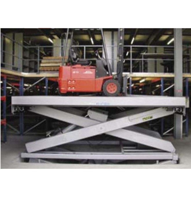 Special Lift Tables--Electric lifting table 4000kg (2500x2000mm) + 400mm. Solapa (for loading spring)