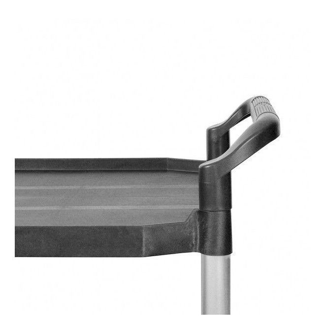 Cart Aluminum transport 2 shelves 1100x520mm
