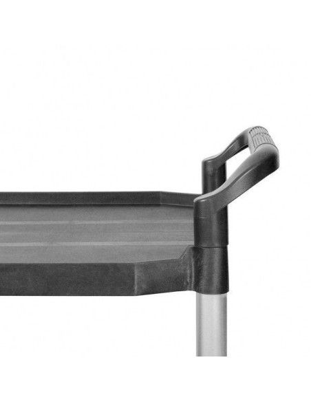 Voiture Transport en aluminium 2 étagères 1100x520mm