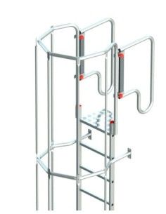 Scale--Scala Verticale con Gabbia protezione 2