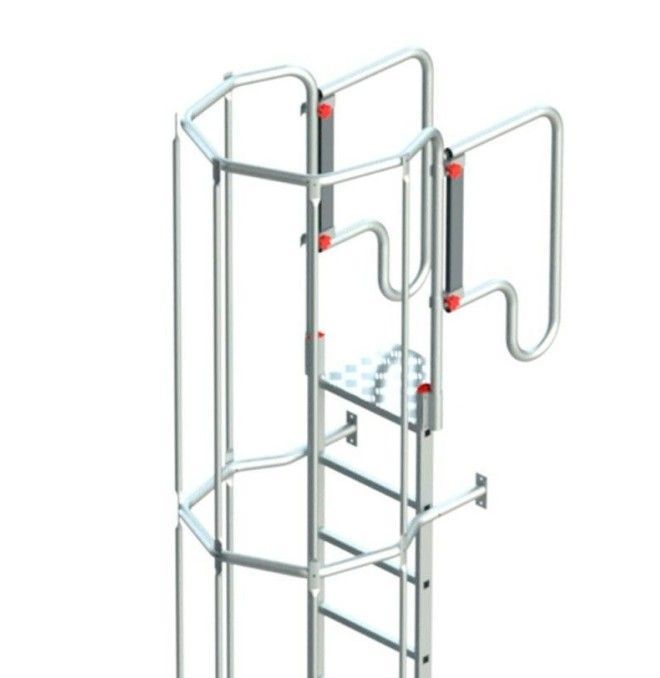 Escaliers--Échelle Vertical avec Cage protection