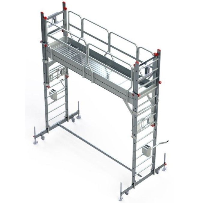 Scaffolding--Scaffolding Replaceable in Altitude