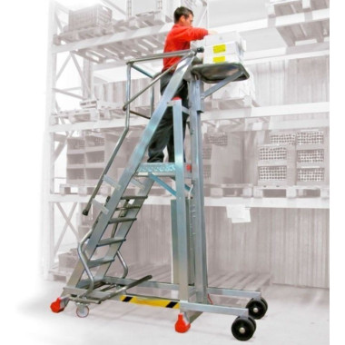 Treppe--Leiter mit Plattform für Arbeit und Erhöhung Lastplan