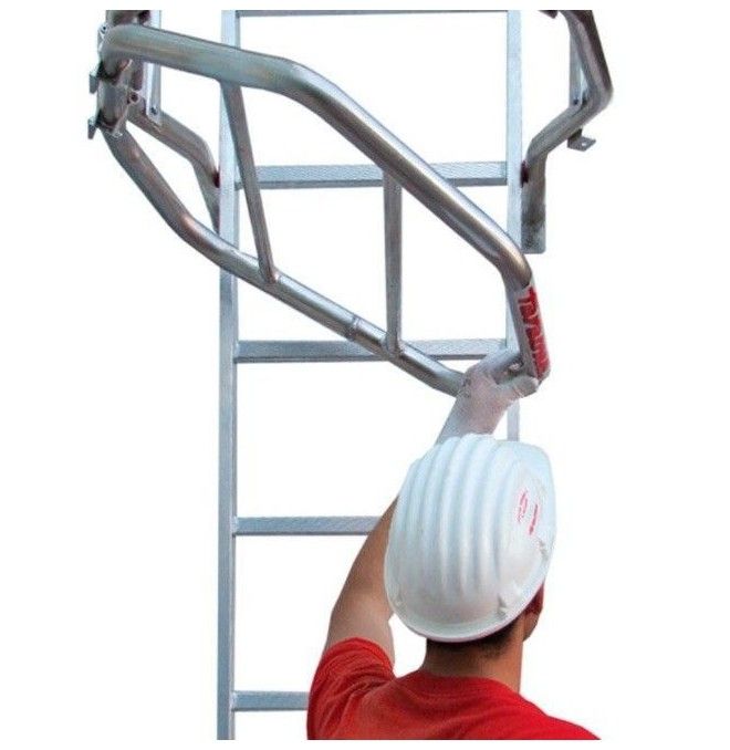 Escaliers--Échelle Vertical avec Cage protection