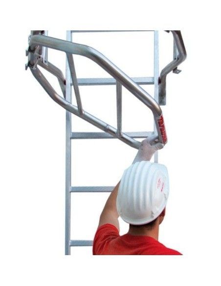 Escadaria--Escada Vertical com Jaula protecção