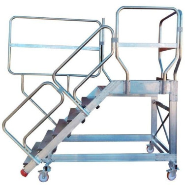 Treppe--Leiter aluminium 150kg bis 1150mm