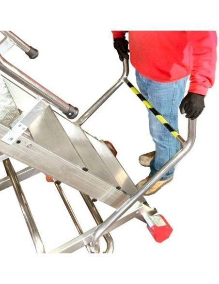 Treppe--Leiter mit Plattform für Arbeit und Erhöhung Lastplan