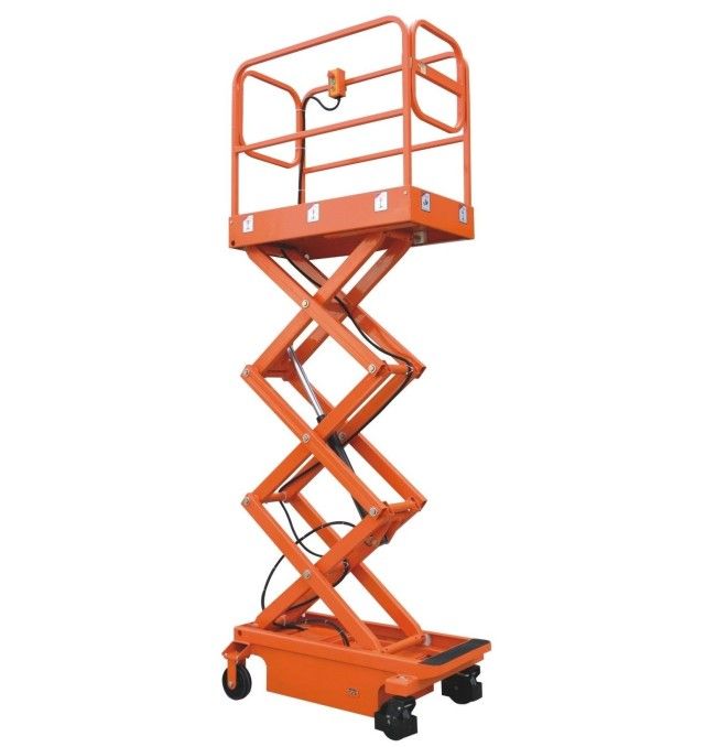 Plataformas de tijera-TYMBIA-Plataforma Elevadora de Tijera 5.9m-300kg (a batería)
