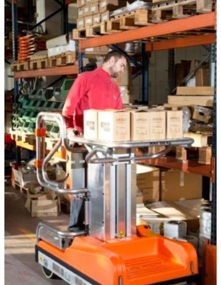 Carretillas Elevadoras--Plataforma Elevadora para Picking 200kg a 3m Elevación