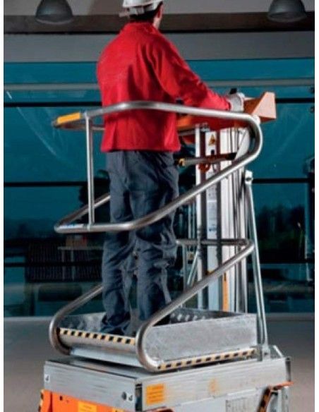 Plataformas Únicas--Plataforma elevatória Ultralight 200kg para 3m Elevação