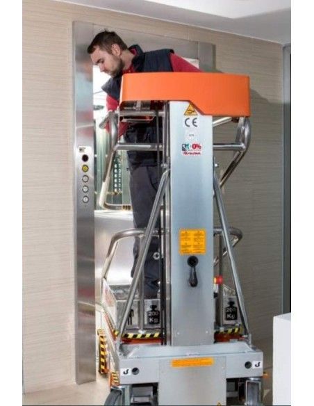 Plataformas Únicas--Plataforma elevatória Ultralight 200kg para 3m Elevação