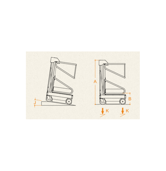 Plates-Formes Pour Une Personne--Plate-forme élévatrice Élevage de 200 kg à 3,1 m