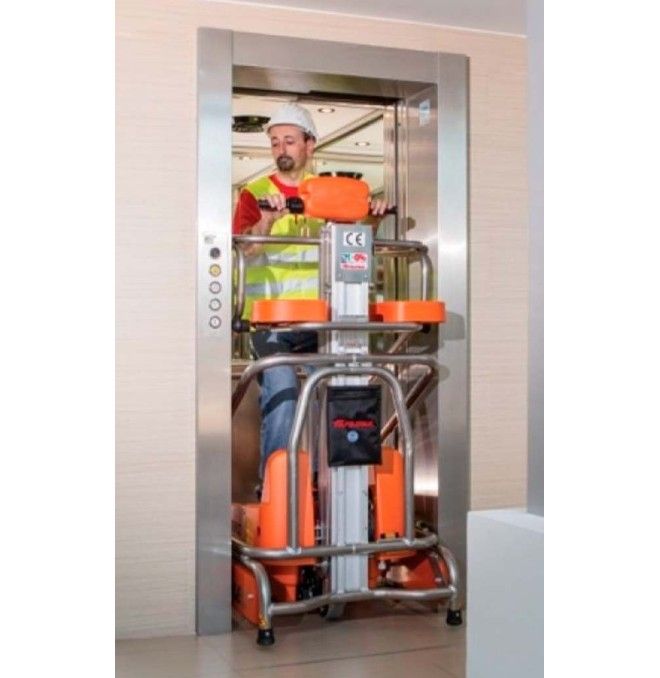 Plataformas Únicas--Plataforma elevatória 150kg para 1.93m Elevação