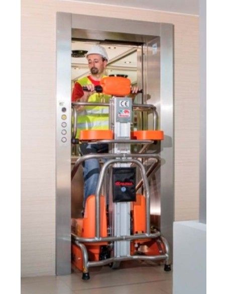 Plataformas unipersonales--Plataforma Elevadora Eléctrica 150kg a 1,93m Elevación