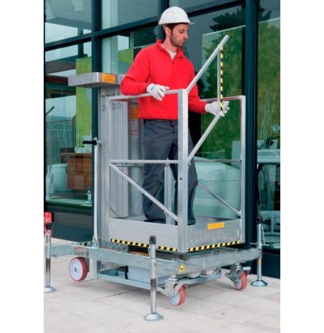 Plates-Formes Pour Une Personne--Plate-forme élévatrice Manuel 200kg à 5,25m Élevage