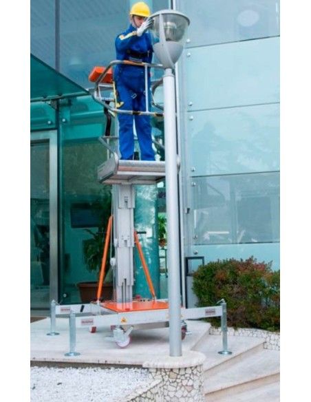 Piattaforme per Persona Singola--Piattaforma di sollevamento Manuale 200kg a 4.08m Elevation