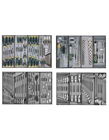 Ateliers Carros et banques --Field Box avec 7 tiroirs et 286 outils