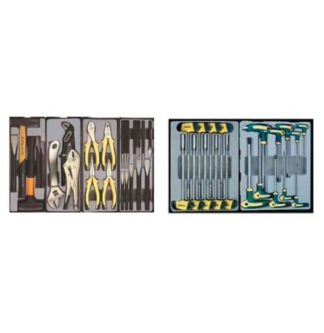 Ateliers Carros et banques --Field Box avec 7 tiroirs et 286 outils