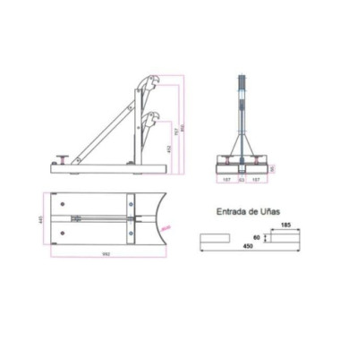 For loading bulbs and drums - 1 drum 2