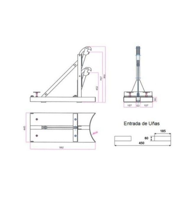 For loading bulbs and drums - 1 drum