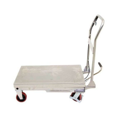 Manual tables..-Manual lifting table 450kg to 890mm (INOX)