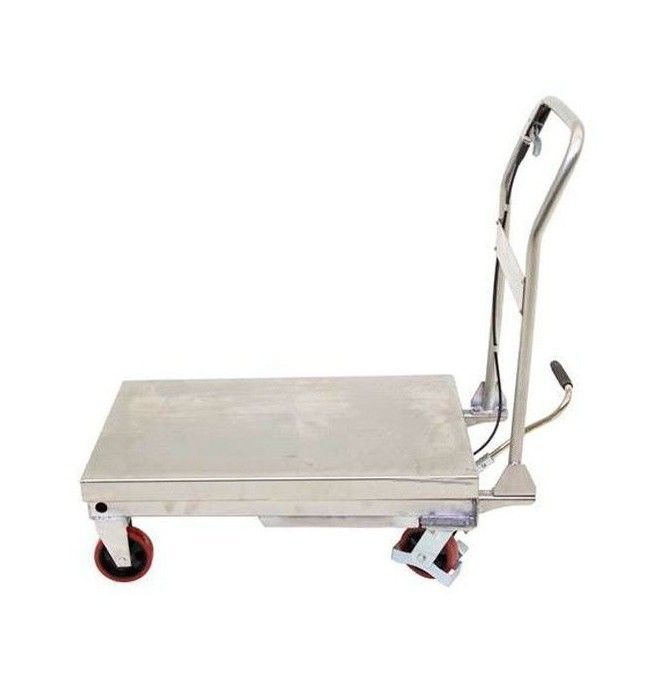 Mesas Manuales--Mesa Elevadora Manual 450kg a 890mm (INOX)