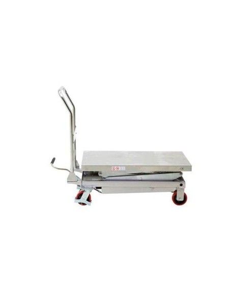Tableaux manuels..-Table élévatrice manuelle 350 kg à 1295mm (INOX)