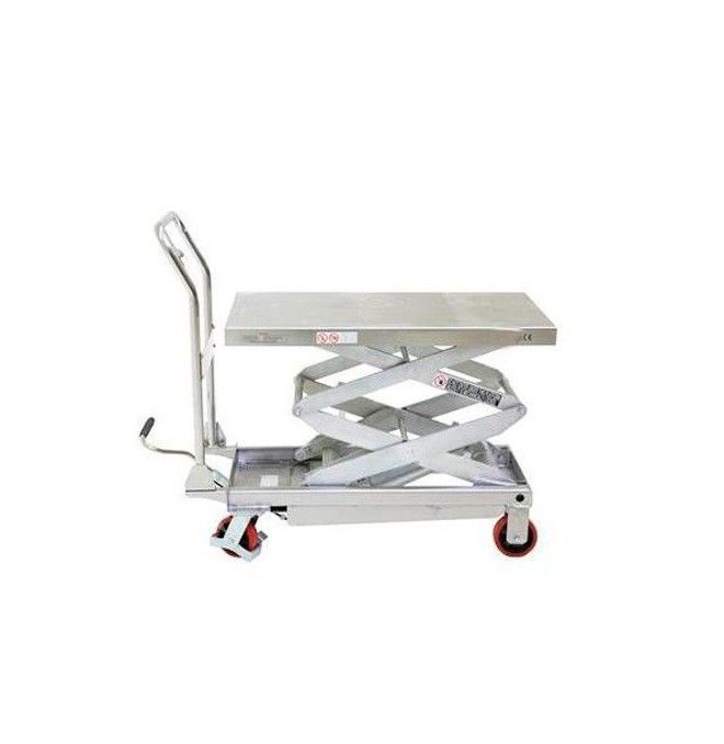 Manuelle Tabellen..-Manueller Hubtisch 350kg bis 1295mm (INOX)
