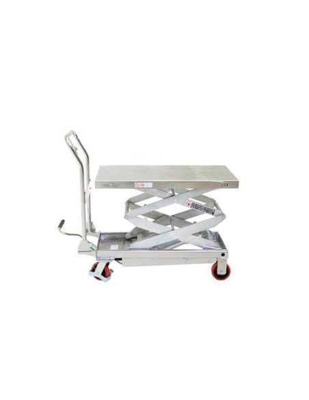 Tableaux manuels..-Table élévatrice manuelle 350 kg à 1295mm (INOX)