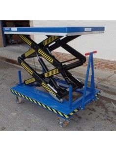 Mesas Eléctricas--Mesa Elevadora Eléctrica con Ruedas y Tirador 2000kg