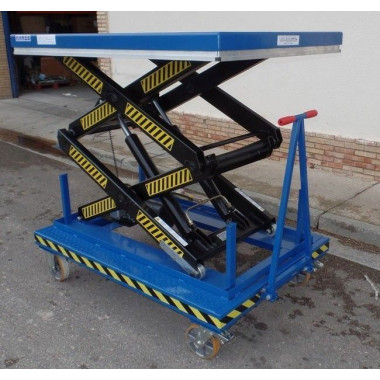Tables électriques..-Table élévatrice électrique avec roues et Tirador 2000kg