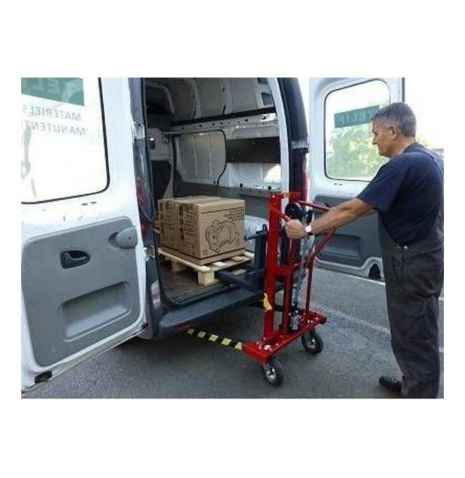 Transpalettes Manuels--Transpalette manuel Surface 250 kg à 850mm Élevage