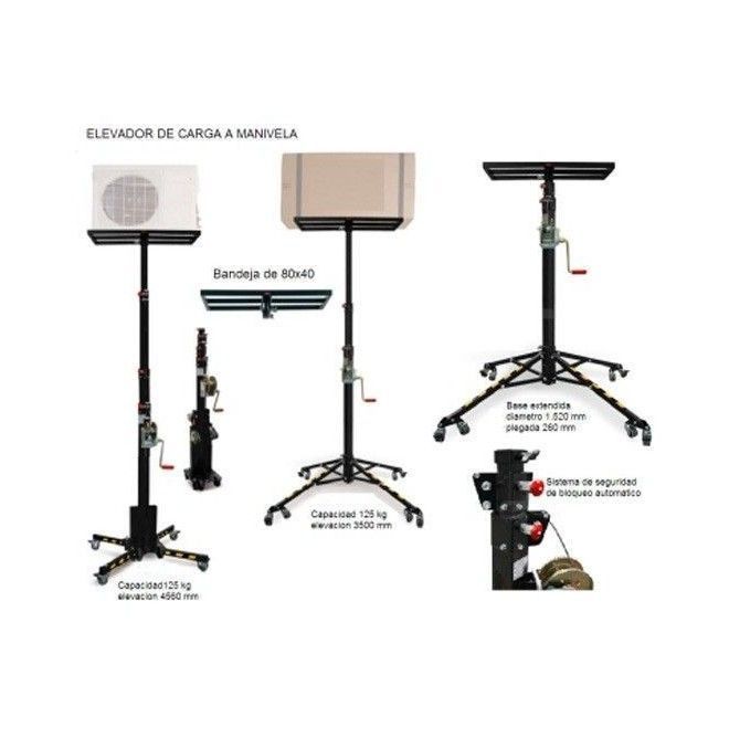 Special Stackers--Manivela cargo lift 125kg