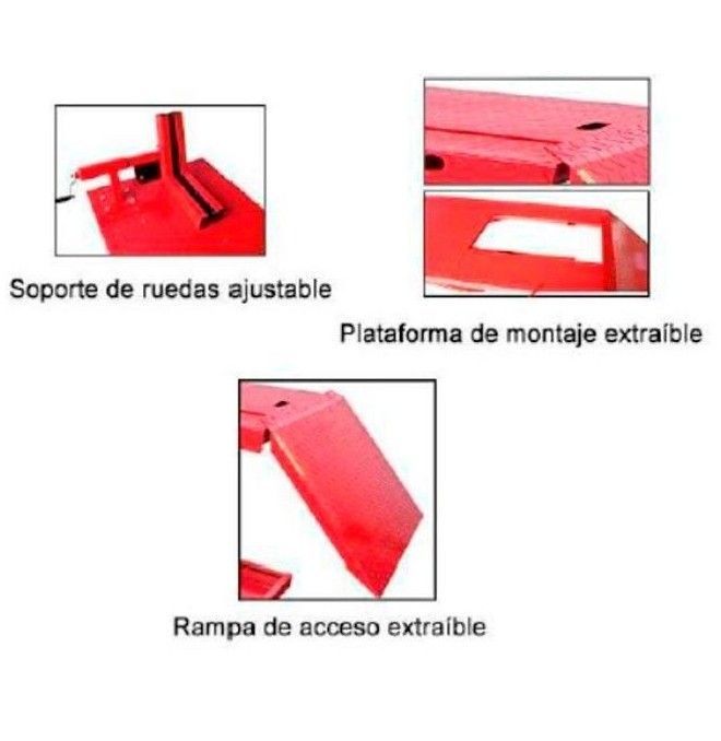 Elevadores de Cargas Especiales--Elevador Manual para Motos 680kg