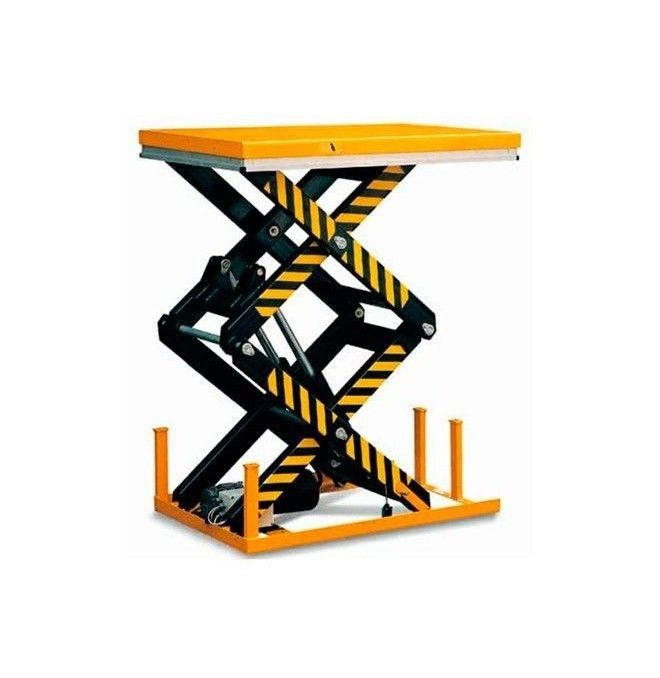 Tables électriques..-Table élévatrice électrique 2000kg à 1780mm 1300x850mm (double ciseaux)