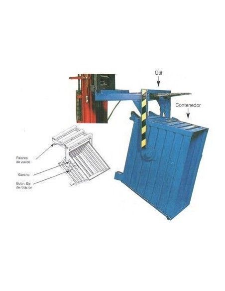 Tilting Container--Tilting Container 840L (without useful)