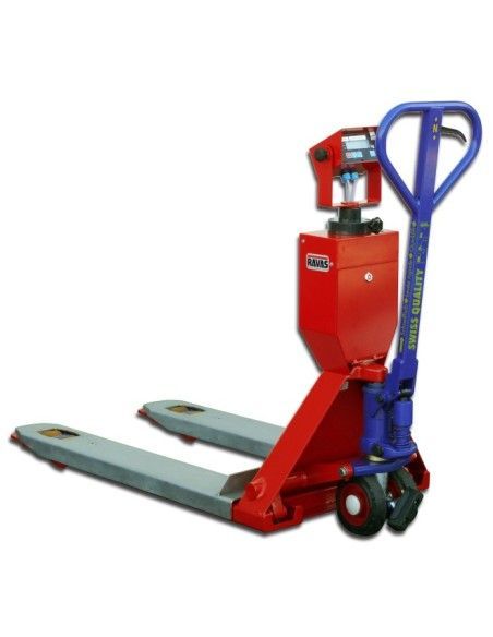 Transpalettes Peseurs--Transpalette charge 2000kg avec Imprimeur